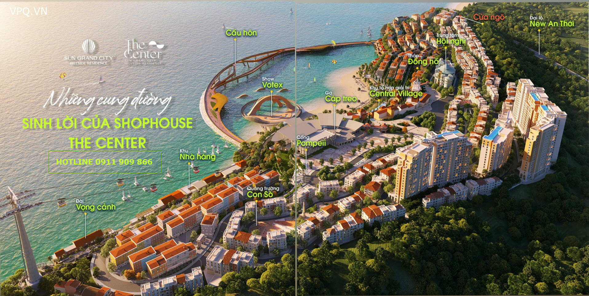 Hệ sinh thái tiện ích của thị trấn Địa Trung Hải - Sun Group Phú Quốc